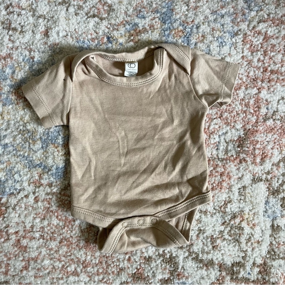 Colored Organics Newborn Onesie